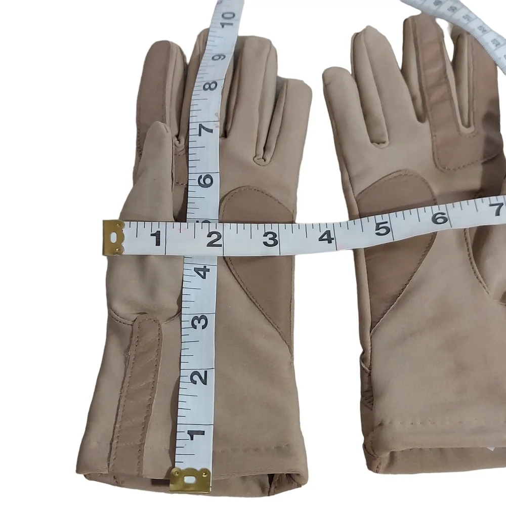 Isotoner by Aris Leather Driving Gloves Lined Women's NEW in Box